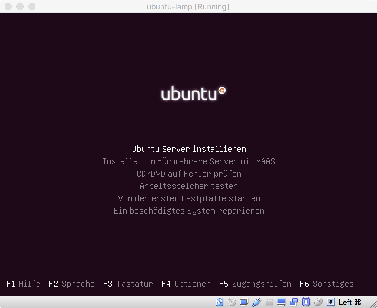 Ubuntu Server installieren