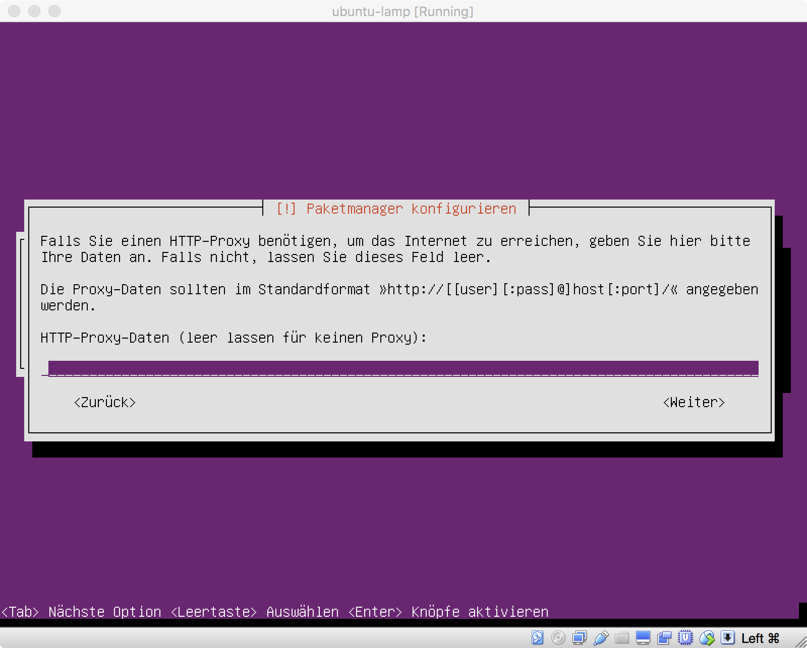 Ubuntu Installation - Paketmanager konfigurieren